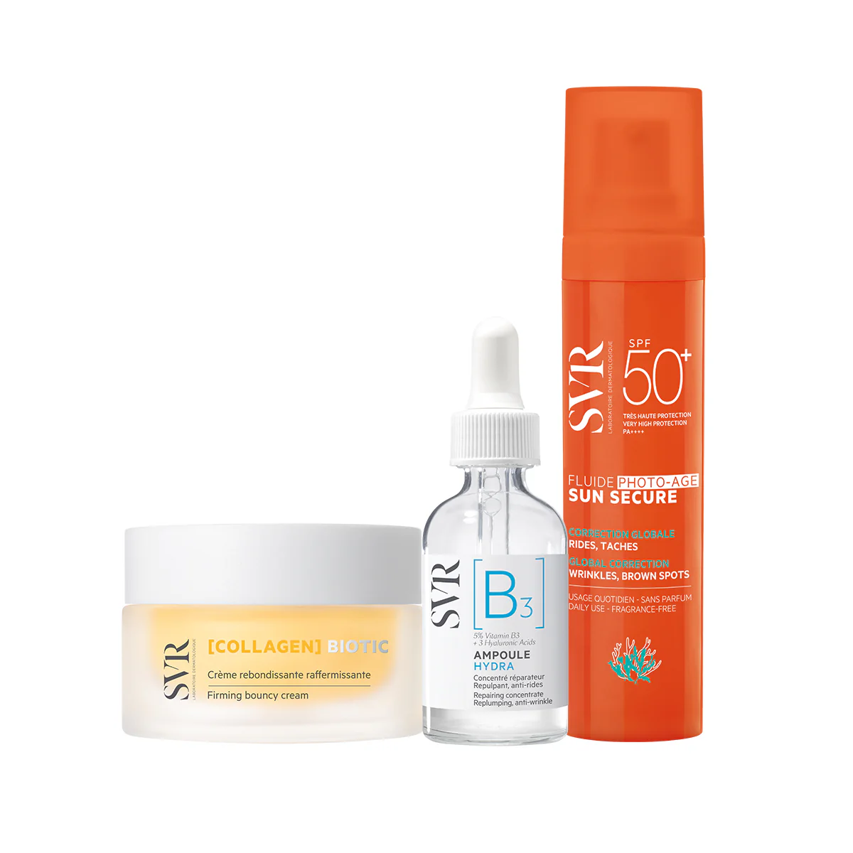 Rutina Piel Firme e Hidratada: [COLLAGEN] Biotic+ [B3] Ampoule + Sun Secure Fluide Photo-age - Image 5